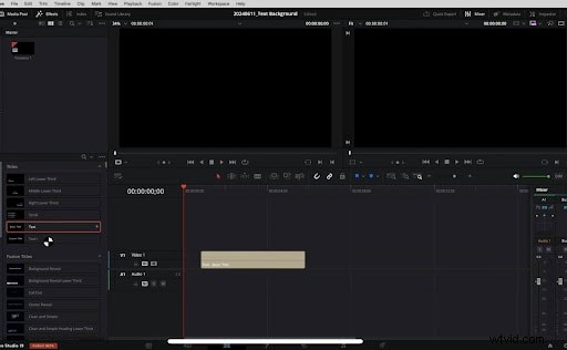 Mastering Text in DaVinci Resolve: A Step-by-Step Tutorial