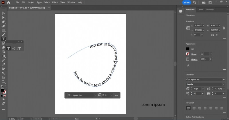 Illustrator: Create Text Along Paths – A Comprehensive Guide
