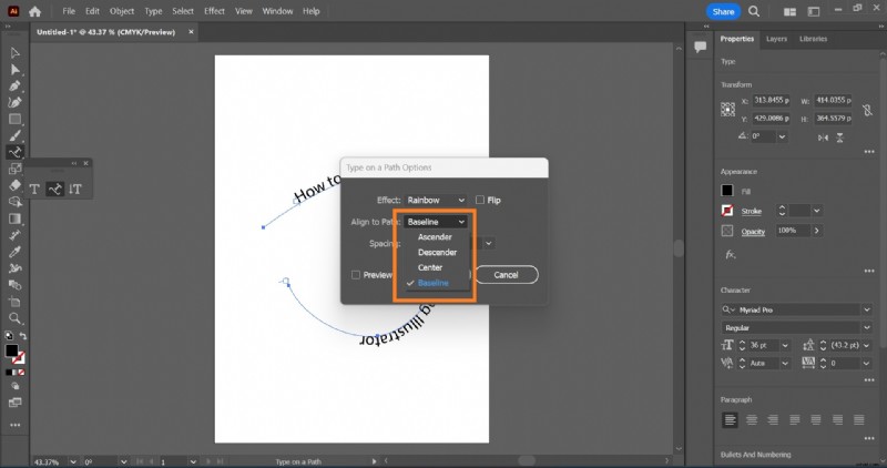 Illustrator: Create Text Along Paths – A Comprehensive Guide