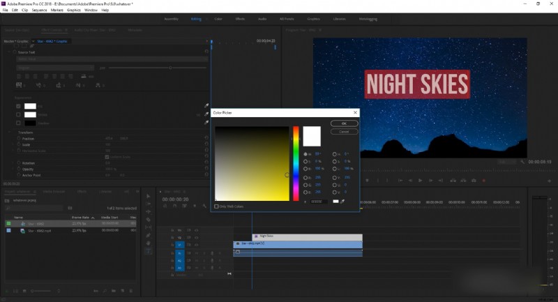 How to Change Text Color in Adobe Premiere Pro: 3 Methods