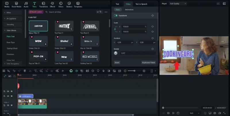 Filmora Tutorial: Easy Text Fade Effects for Professional Videos