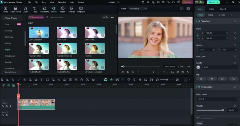 10 Best Light Effects for Video Editing in Filmora: A Step-by-Step Guide