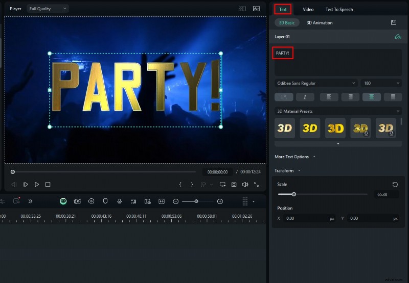Filmora Tutorial: Create Stunning 3D Text Effects for Videos