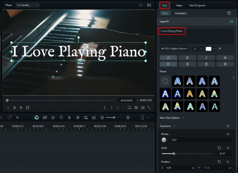 Filmora Tutorial: Add a Stylish Falling Text Effect to Your Videos