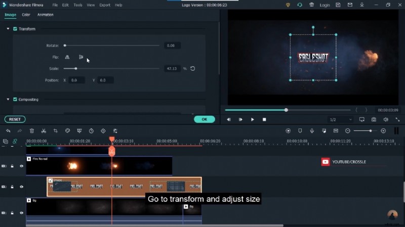 Filmora Tutorial: Create a Stunning Fire Logo Reveal
