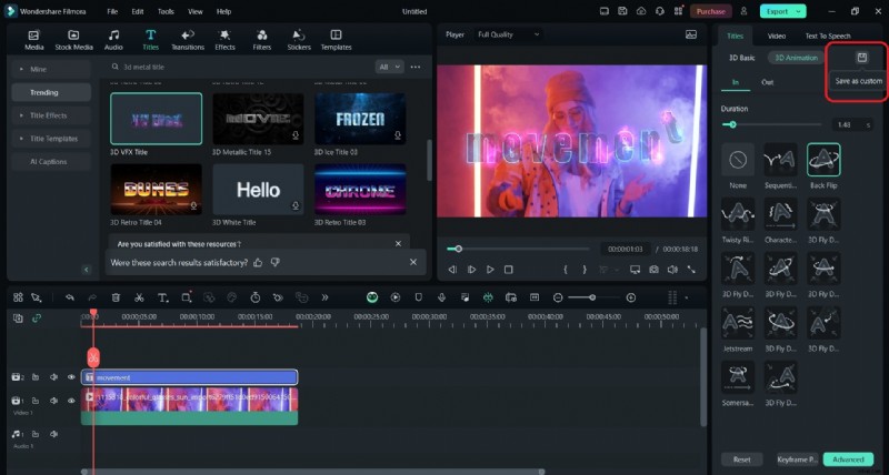 Create Stunning 3D Text Animations with Filmora | Tutorial