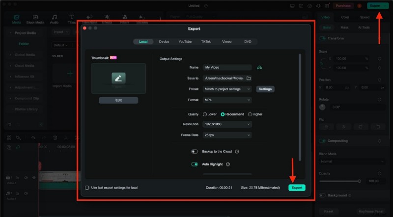 Convert & Enhance Video Resolution: Free HD 1080p Online with Filmora