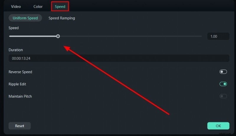 Optimizing Video Playback with Frame Rates & Speed in Wondershare Filmora