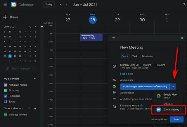 Seamless Zoom Integration with Gmail & Google Calendar