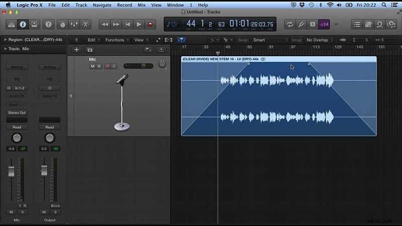 Logic Pro X: Mastering Audio Fade Out Techniques