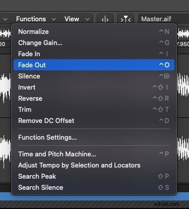 Logic Pro X: Mastering Audio Fade Out Techniques