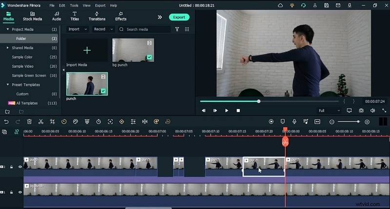 Anime‑Style Super Punch Effect Tutorial Using Filmora