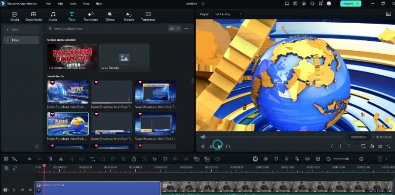 Create Professional News Channel Animations with Filmora 13