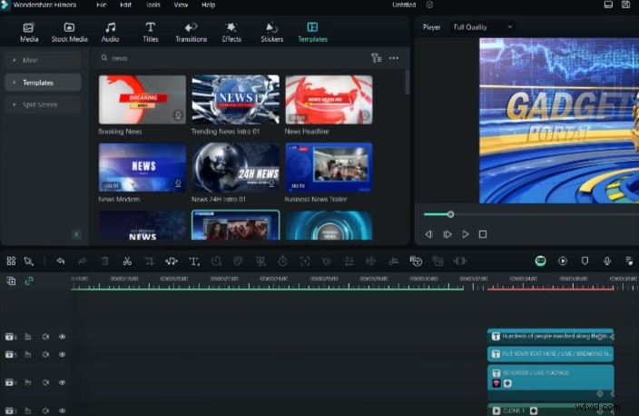 Create Professional News Channel Animations with Filmora 13