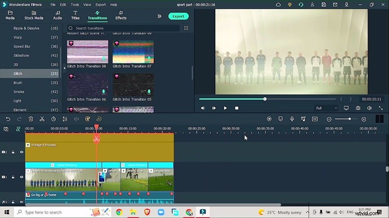 Professional Sports Highlight Video Editing with Action Effects