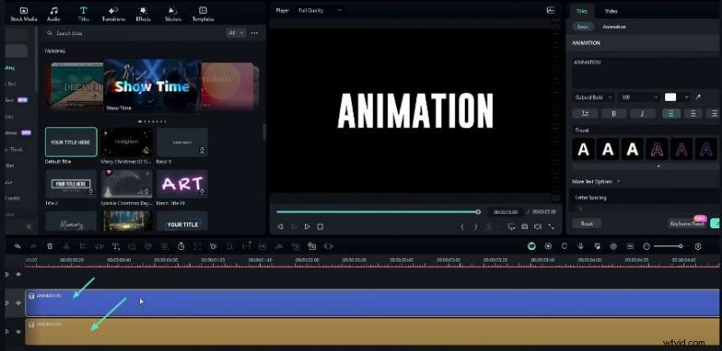 Master Rolling Text Animation in Filmora 13