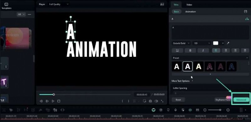 Master Rolling Text Animation in Filmora 13