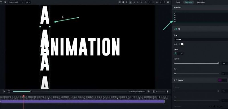 Master Rolling Text Animation in Filmora 13