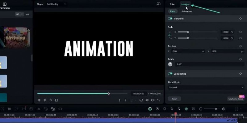 Master Rolling Text Animation in Filmora 13