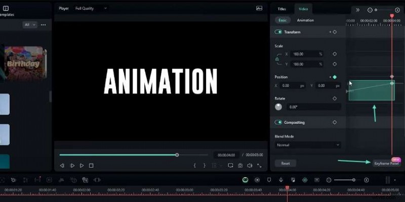Master Rolling Text Animation in Filmora 13