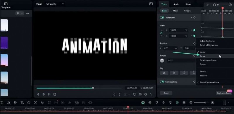 Master Rolling Text Animation in Filmora 13