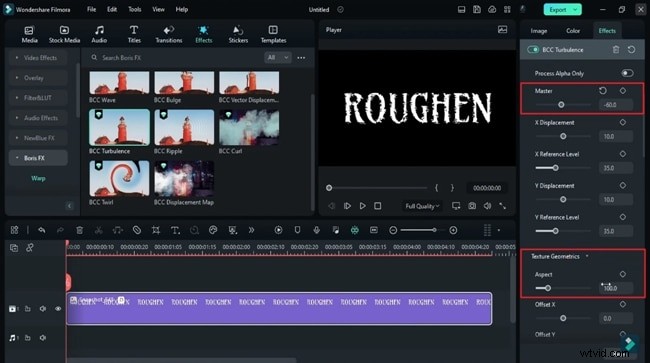 How to Create a Roughened Edge Text Effect in Filmora – Step‑by‑Step Guide