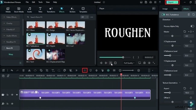How to Create a Roughened Edge Text Effect in Filmora – Step‑by‑Step Guide