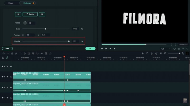 Create an Echo Motion Trail Text Effect in Filmora