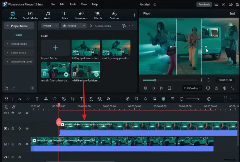 Master 3‑Way Split‑Screen Transitions in Filmora: Step‑by‑Step Tutorial
