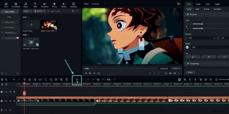 Master Smooth Warp & Turbulence Transitions in Filmora 13