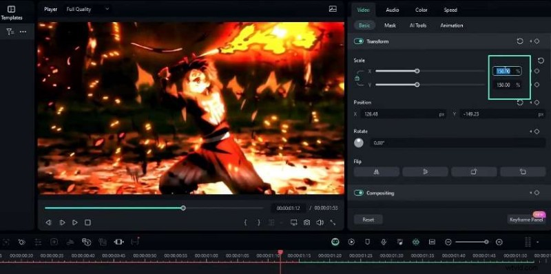 Master Smooth Warp & Turbulence Transitions in Filmora 13