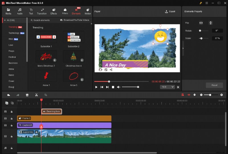 MiniTool MovieMaker: Windows  Leading Free Video Effects Editor