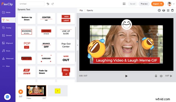 Create Hilarious Laugh Videos & GIFs Online | FlexClip