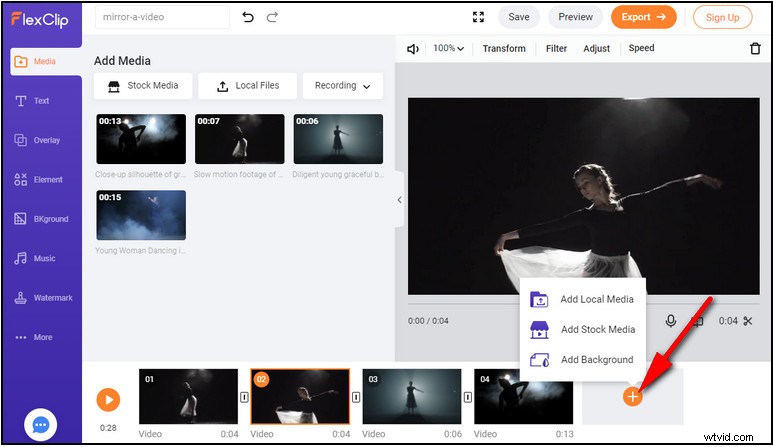 Video Mirroring: Tutorials for Windows, Mac & Online - FlexClip