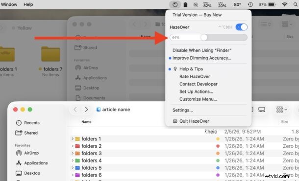 HazeOver: Highlight Active Windows on macOS Tahoe (Improved Visibility)