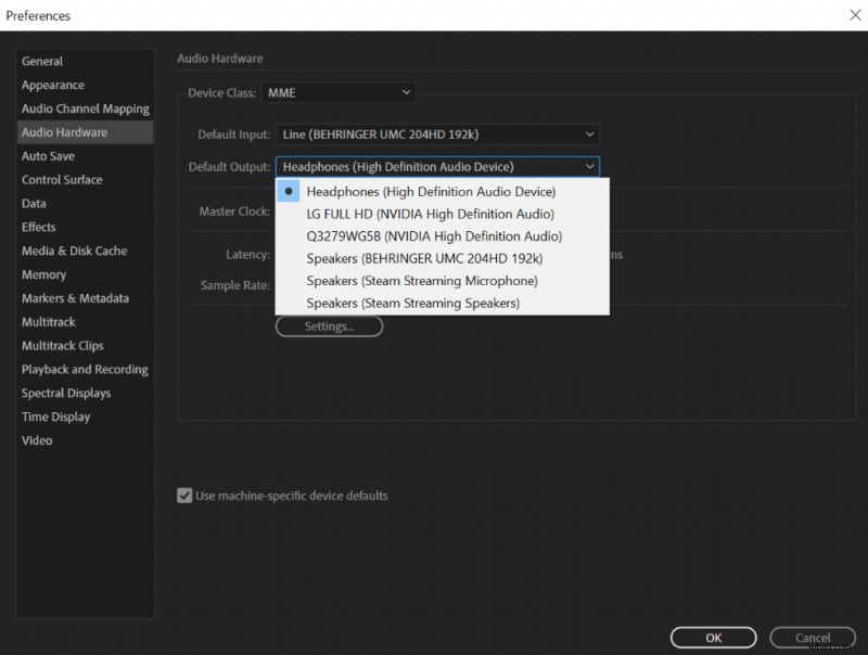 Adobe Audition: Configuring Input & Output Devices - A Quick Guide