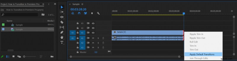 Premiere Pro: Easily Fade Out Audio with Default Transitions