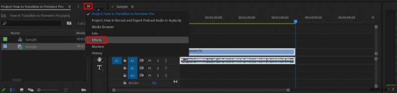 Premiere Pro: Easily Fade Out Audio with Default Transitions