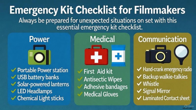 Filmmaker’s Emergency Location Kit: Essential Preparedness for Unexpected Shoot Challenges