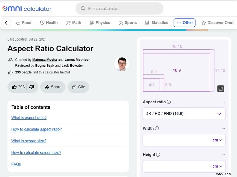 Top 10 Online Aspect Ratio Calculators for Images & Videos (2026 Guide)