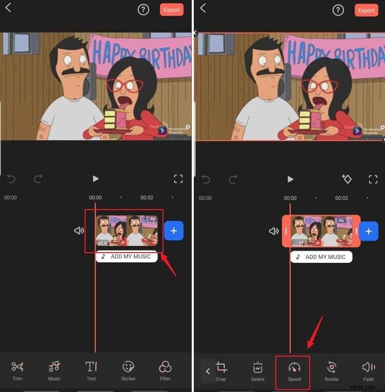 How to Speed Up or Slow Down Your Video on iPhone & Android with Wondershare Filmora for Mobile