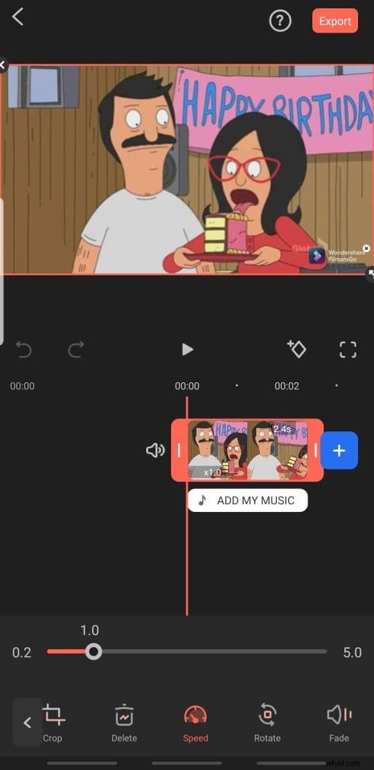 How to Speed Up or Slow Down Your Video on iPhone & Android with Wondershare Filmora for Mobile