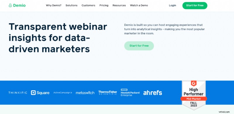 Demio Review: Pricing, Features, and Key Benefits for Data-Driven Marketers