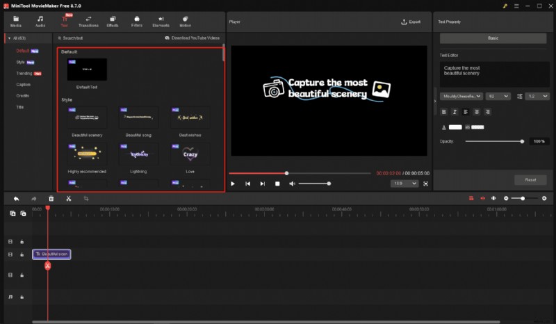 Master MiniTool MovieMaker Text Templates: A Complete Video Editing Guide