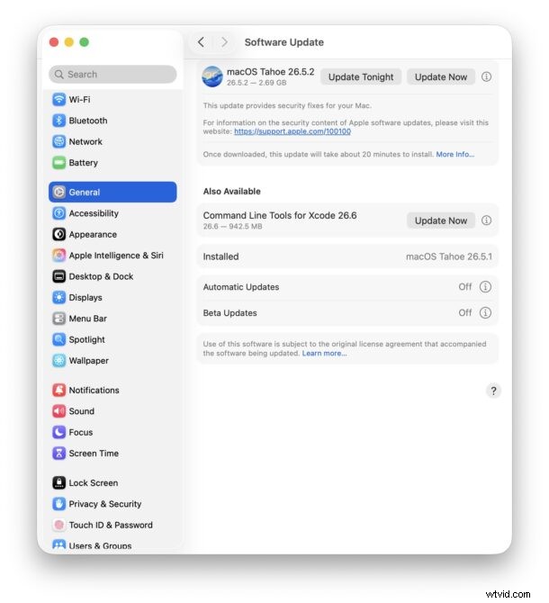 macOS Tahoe 26.5.2 Security Update Now Available – How to Download & Install