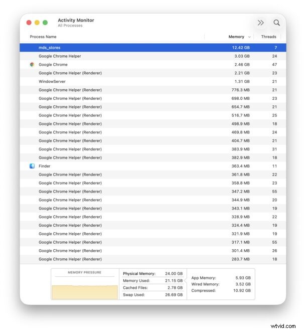How to Fix Excessive CPU and Memory Usage by mds_stores on macOS